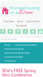 Mobile Screenshot of homeschoolingonadime.com